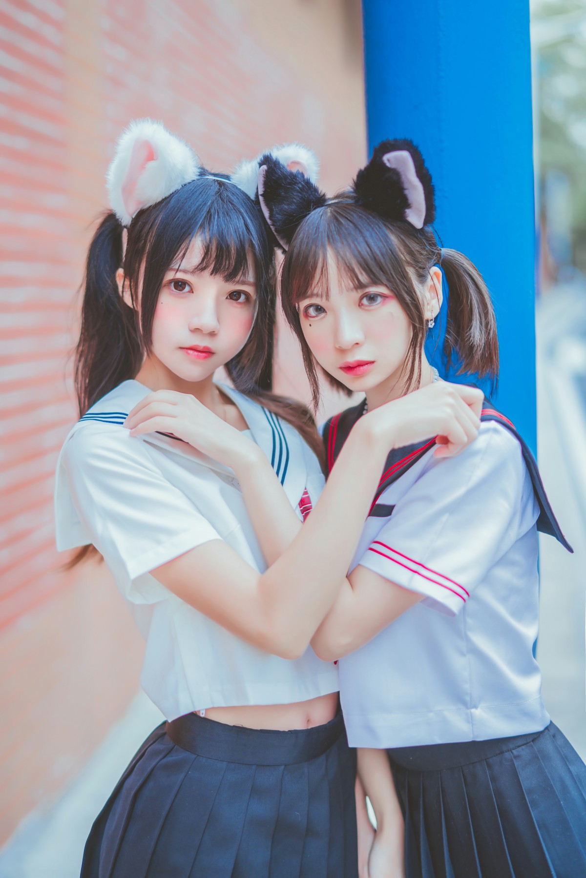 萝莉风COS 桜桃喵&疯猫ss – JK百合2 