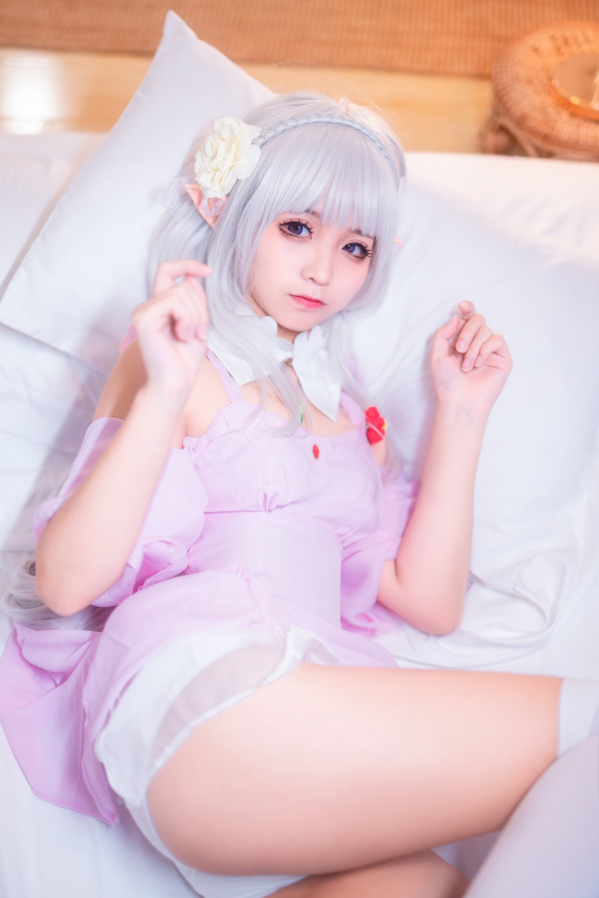 [Cosplay]动漫博主蠢沫沫 - 粉睡