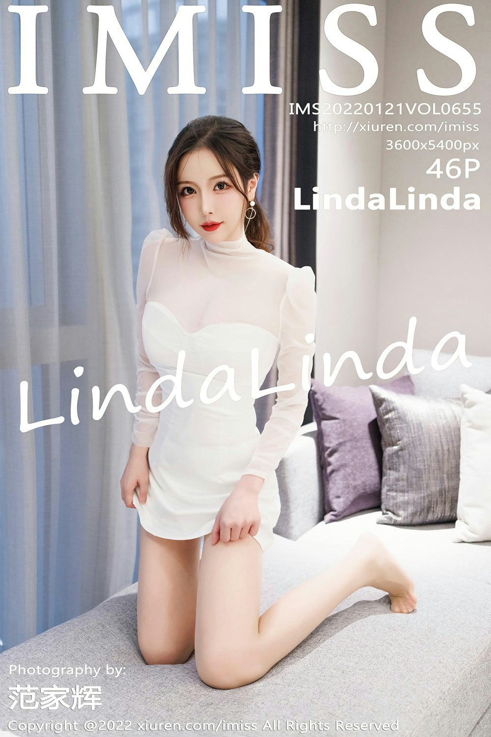 [IMISS爱蜜社] 2022.01.21 VOL.655 L<strong>indaLinda</strong> 蕾丝连衣短